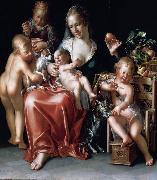 Joachim Wtewael Charity oil